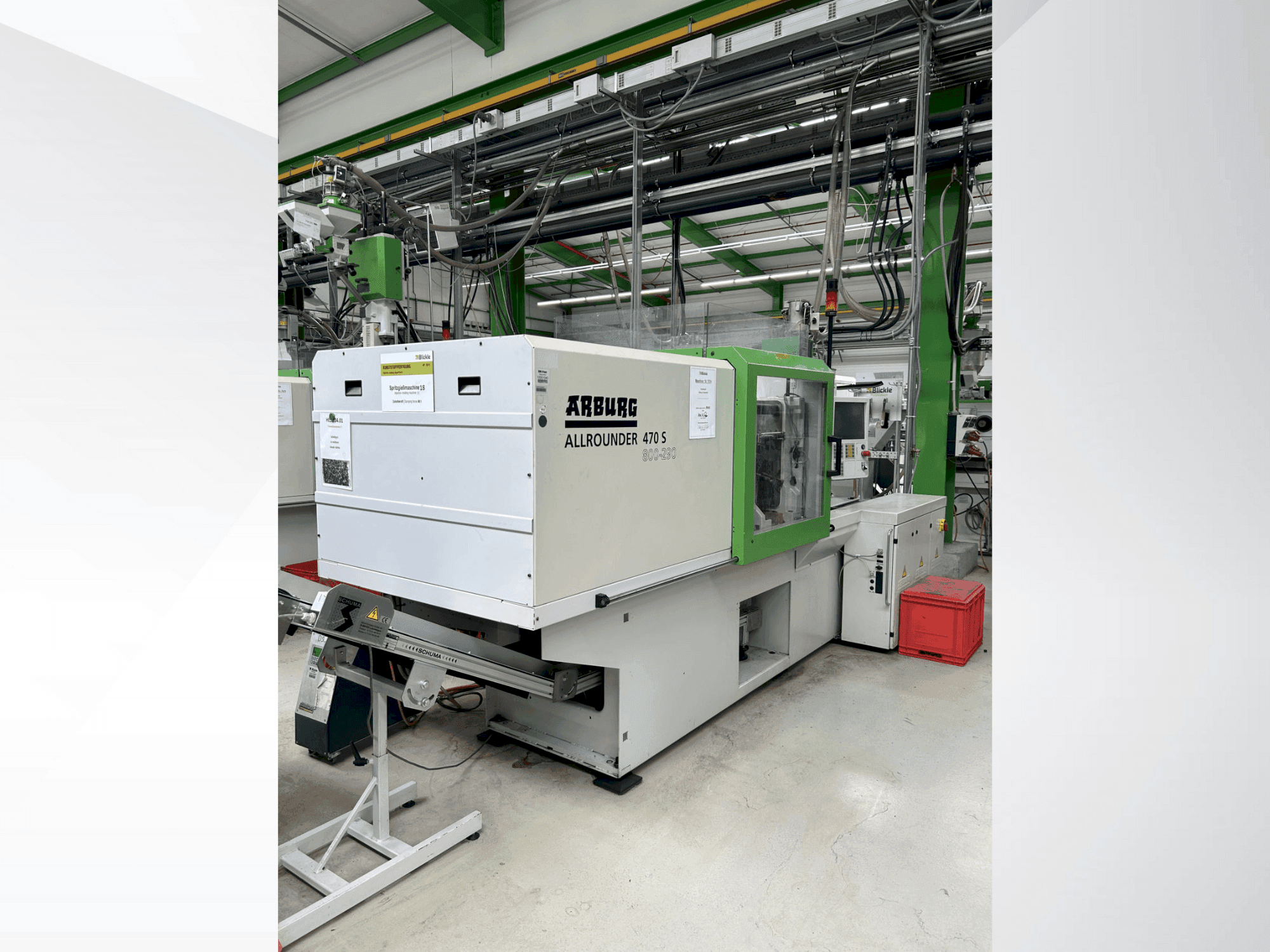 Mašīnas Arburg 470 S / 800-290 pretskats