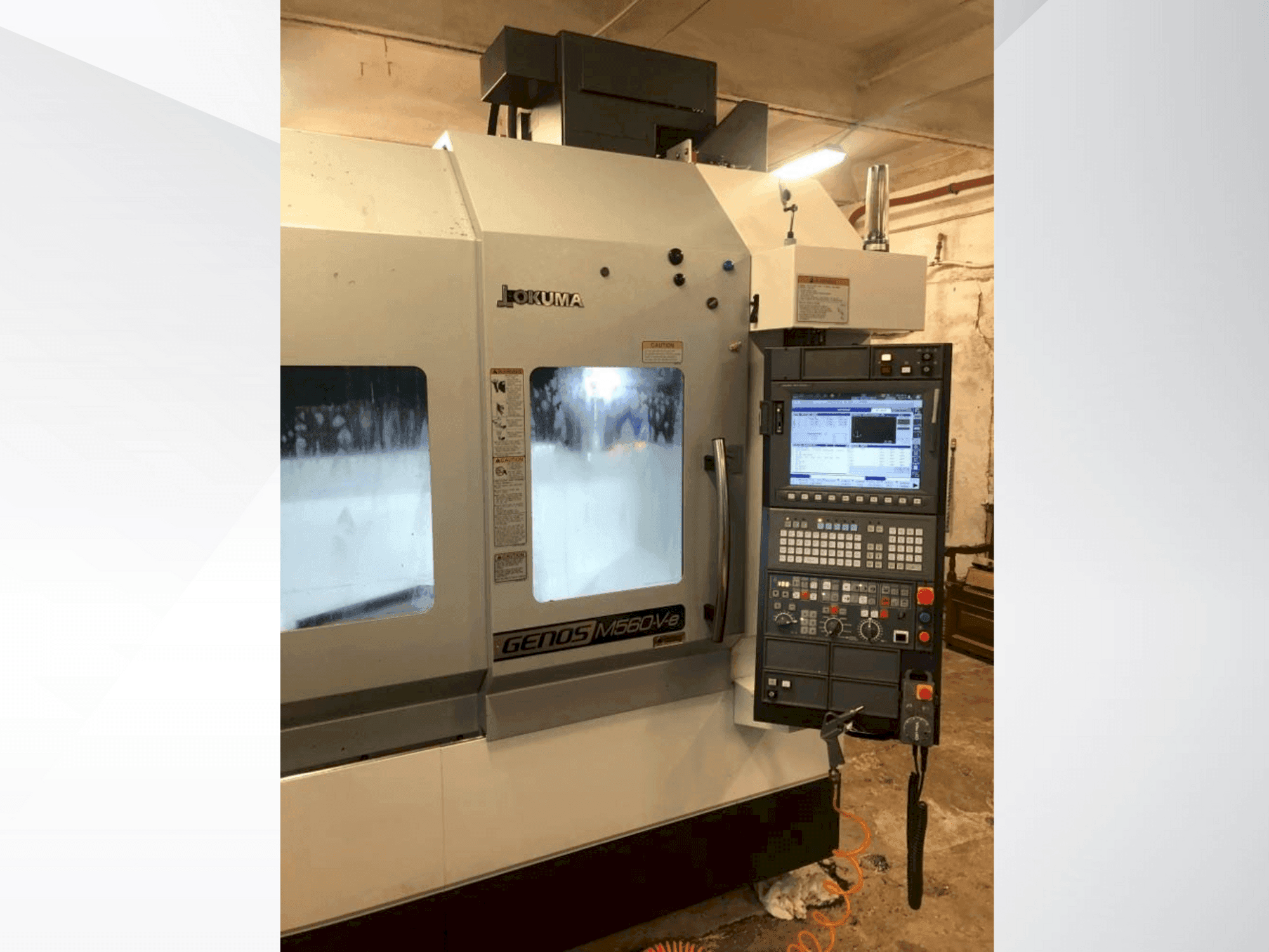Mašīnas Okuma GENOS M560-V-e pretskats