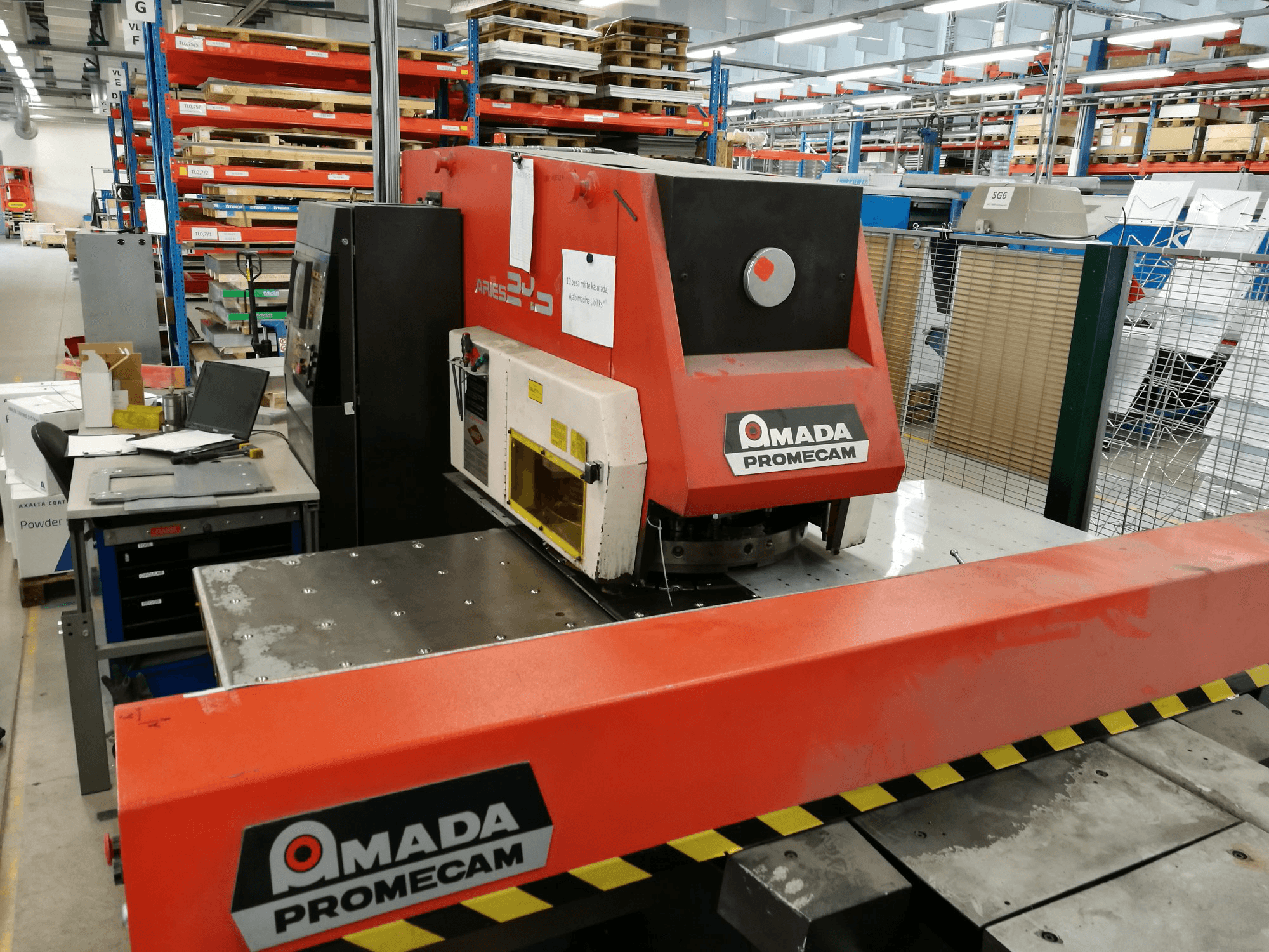 Mašīnas AMADA ARIES 245 pretskats