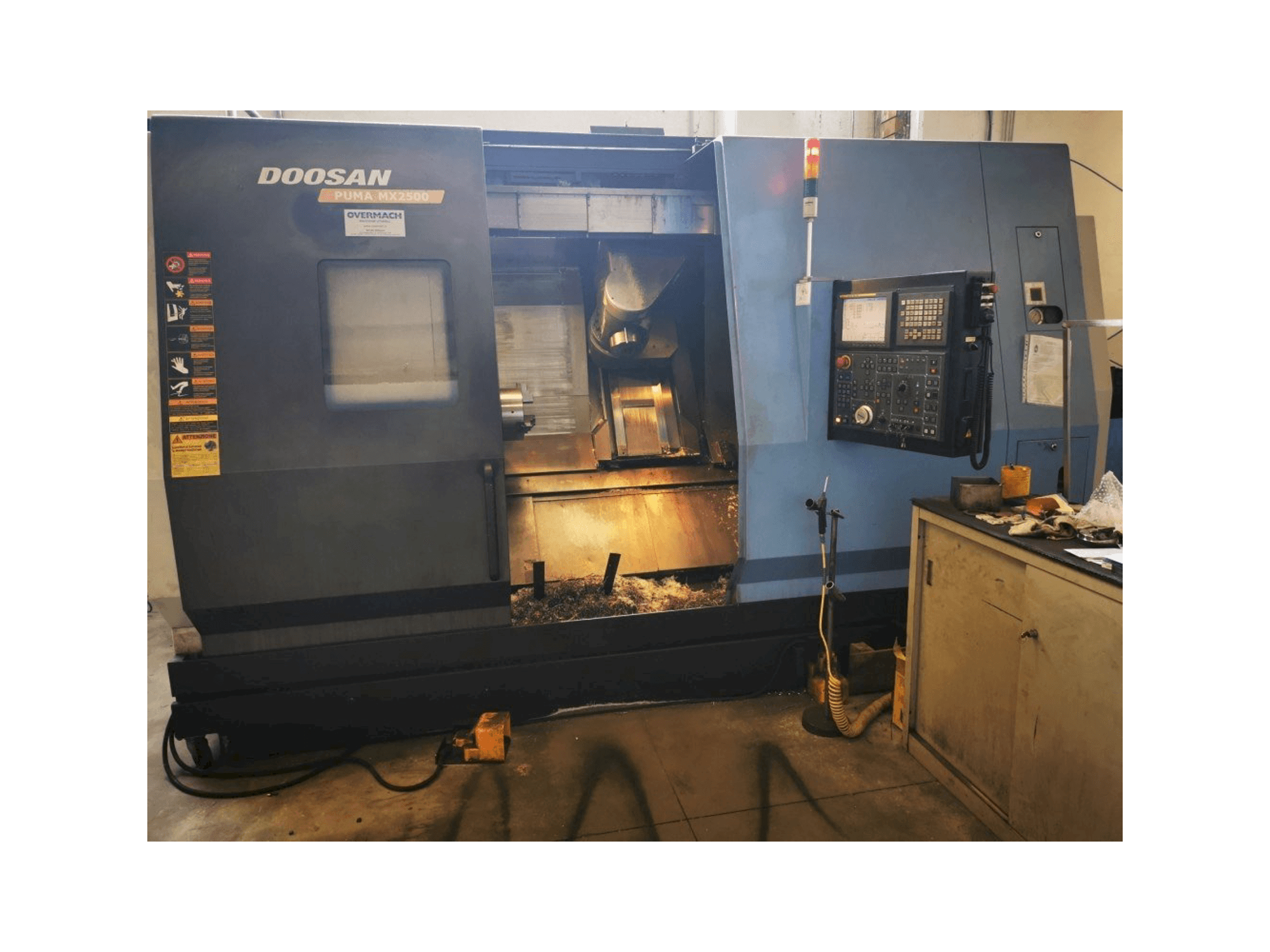 Mašīnas Doosan Puma MX 2500 pretskats