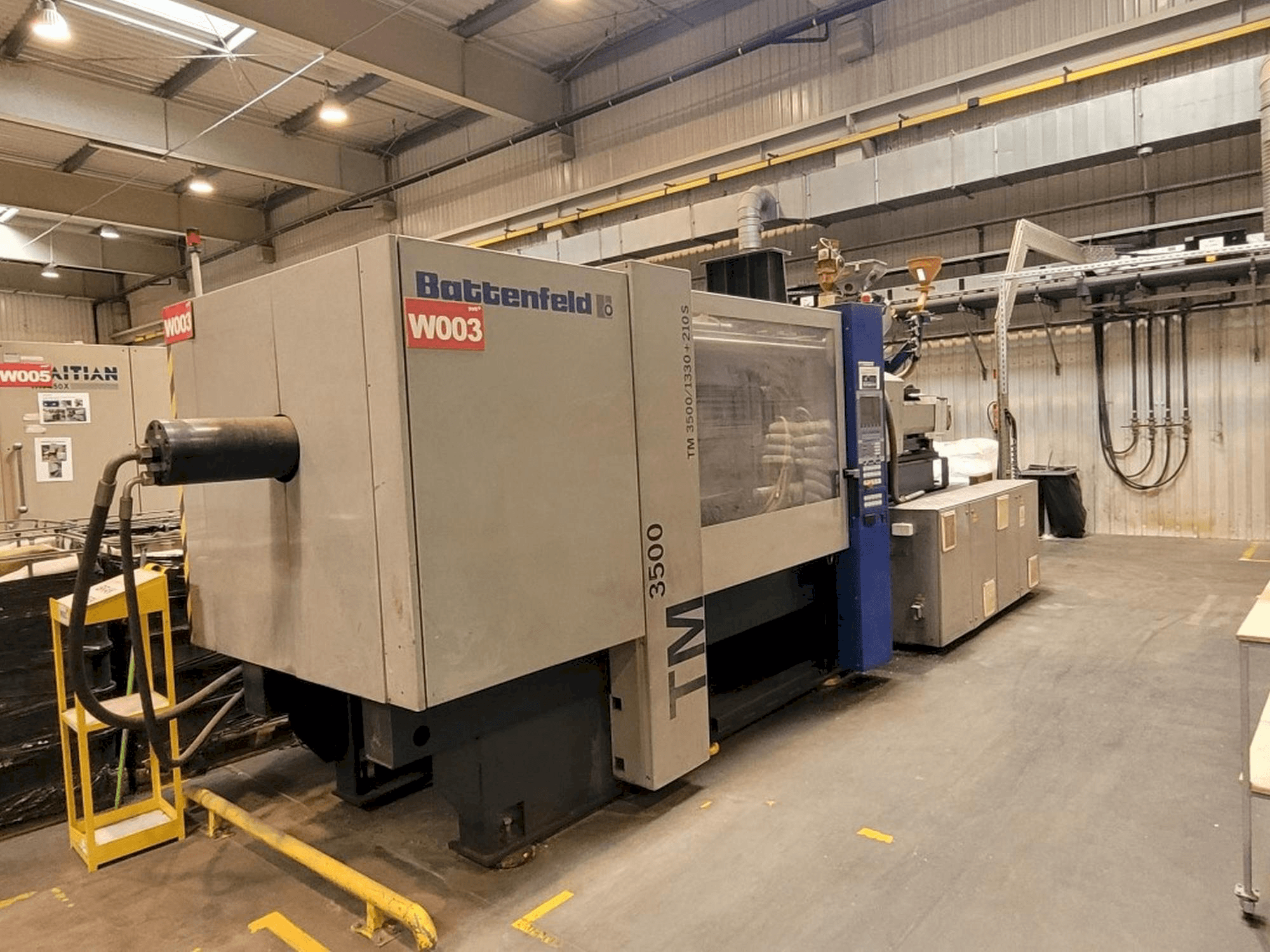 Mašīnas Battenfeld TM 3500/1330+210S pretskats