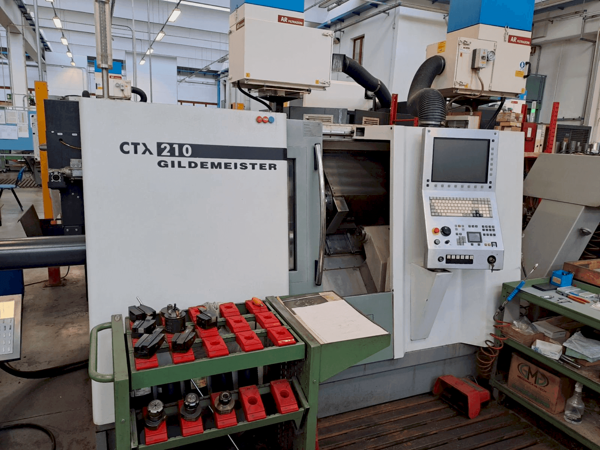 Mašīnas Gildemeister CTX 210 pretskats