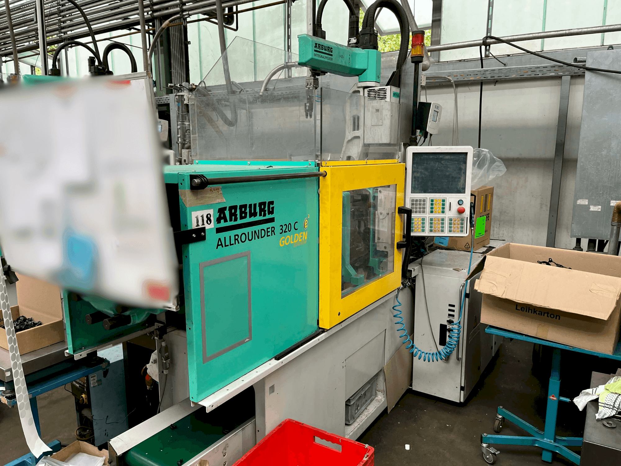 Mašīnas Arburg Allrounder 320-50 C pretskats