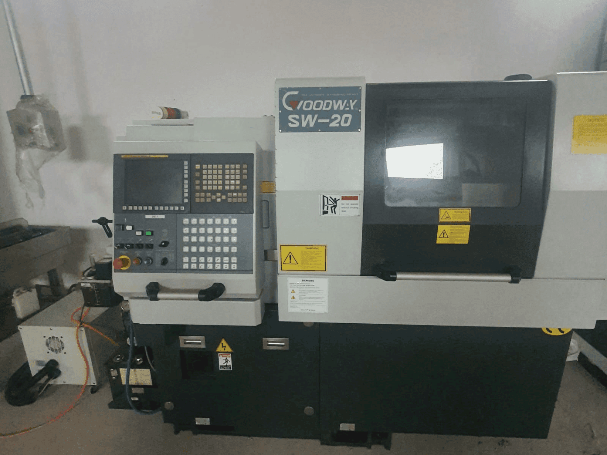 Mašīnas Goodway SW-20 pretskats