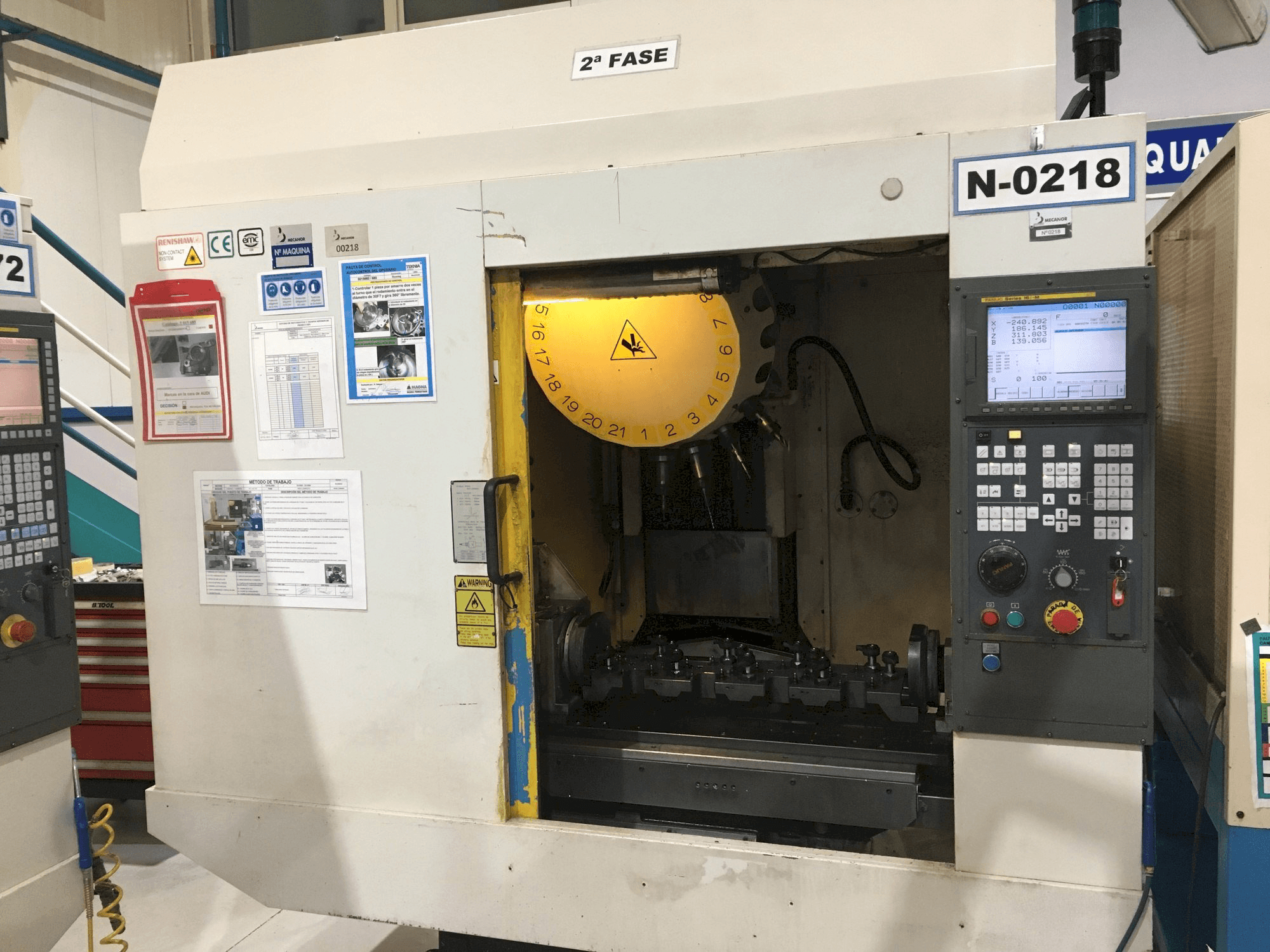 Mašīnas FANUC Robodrill alfa-T-21iDL pretskats