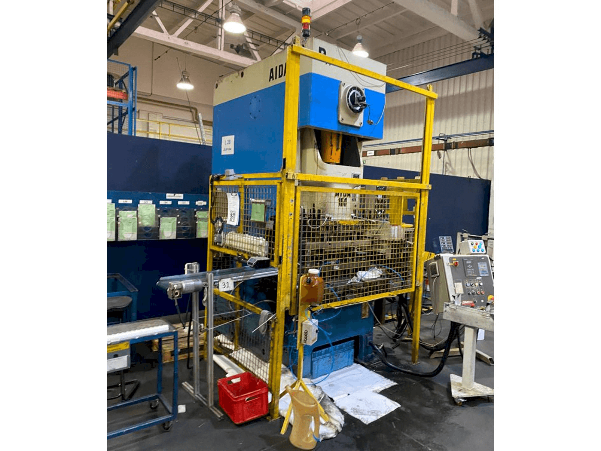 Mašīnas AIDA NC 1-150 pretskats