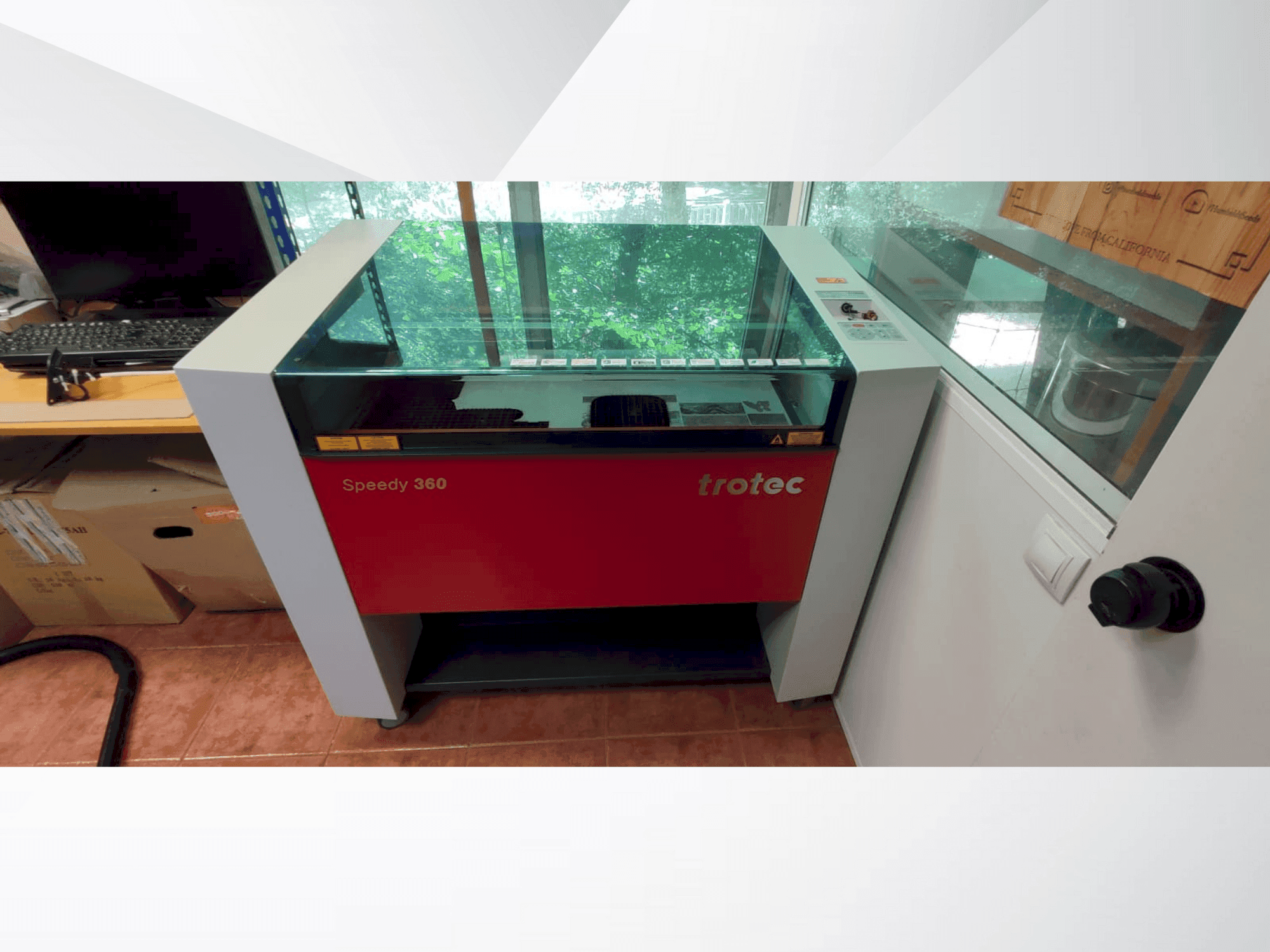 Mašīnas Trotec Speedy 360 pretskats