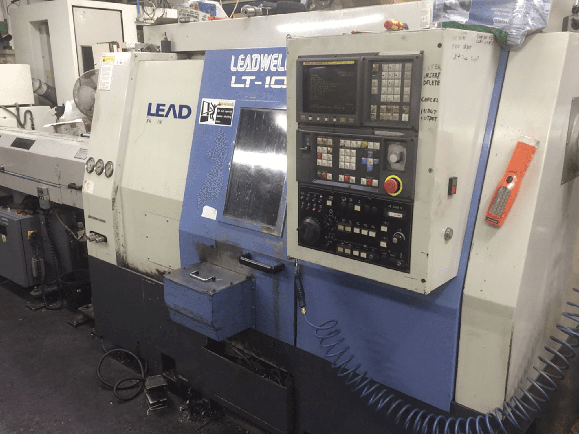 Mašīnas Leadwell LT10 pretskats