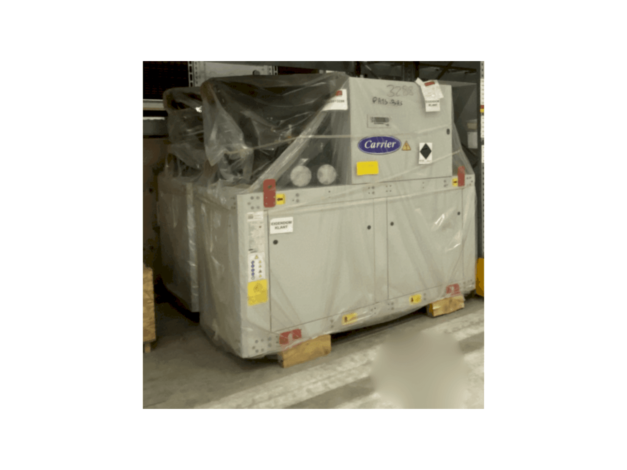 Mašīnas CARRION 3x Carrier heat pump 30WI1000 & 2x Refrion Dry Coolers V-model ES4C 2390.6/4 E2 pretskats