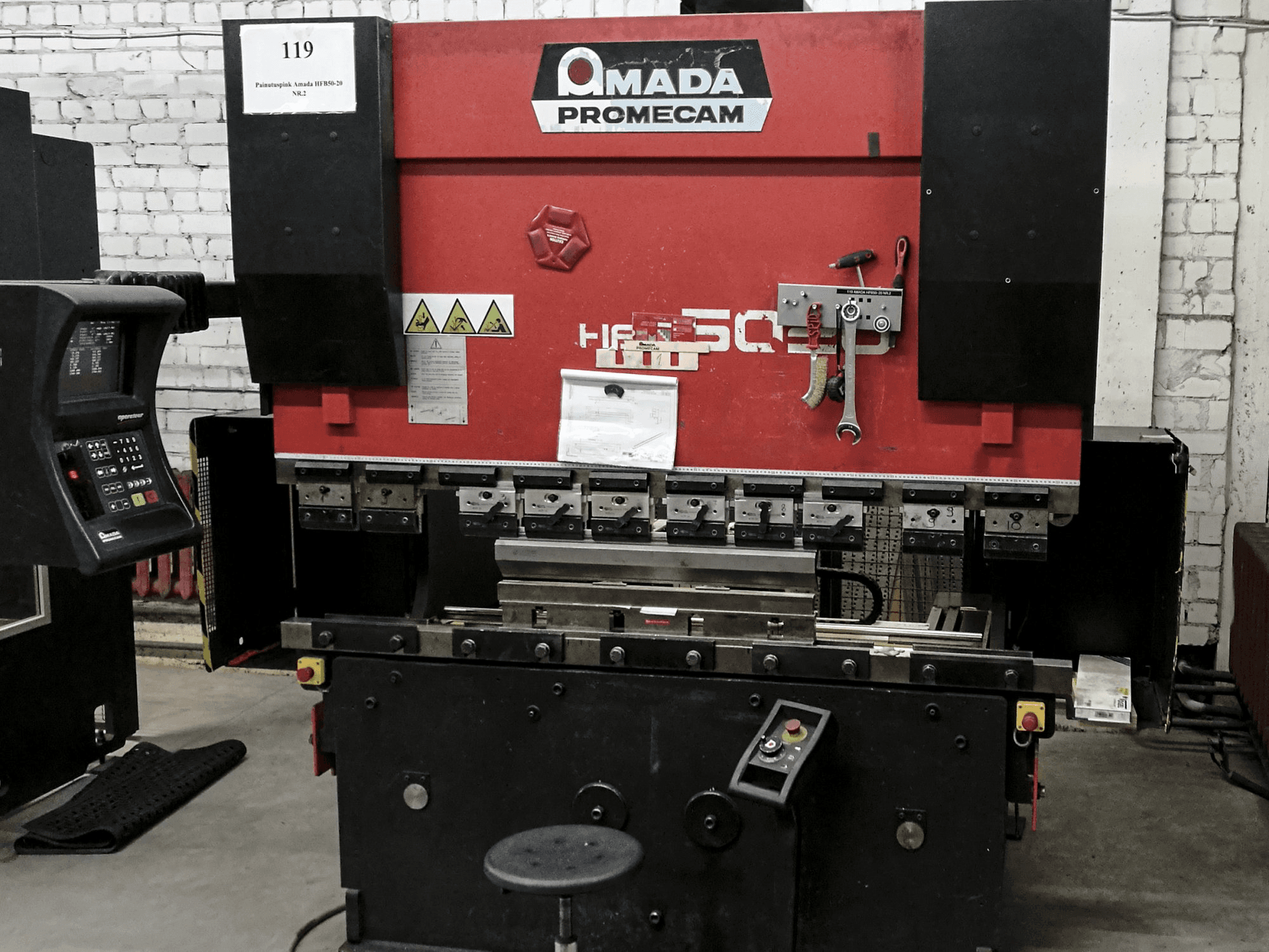 Mašīnas AMADA HFB0 50-20 pretskats