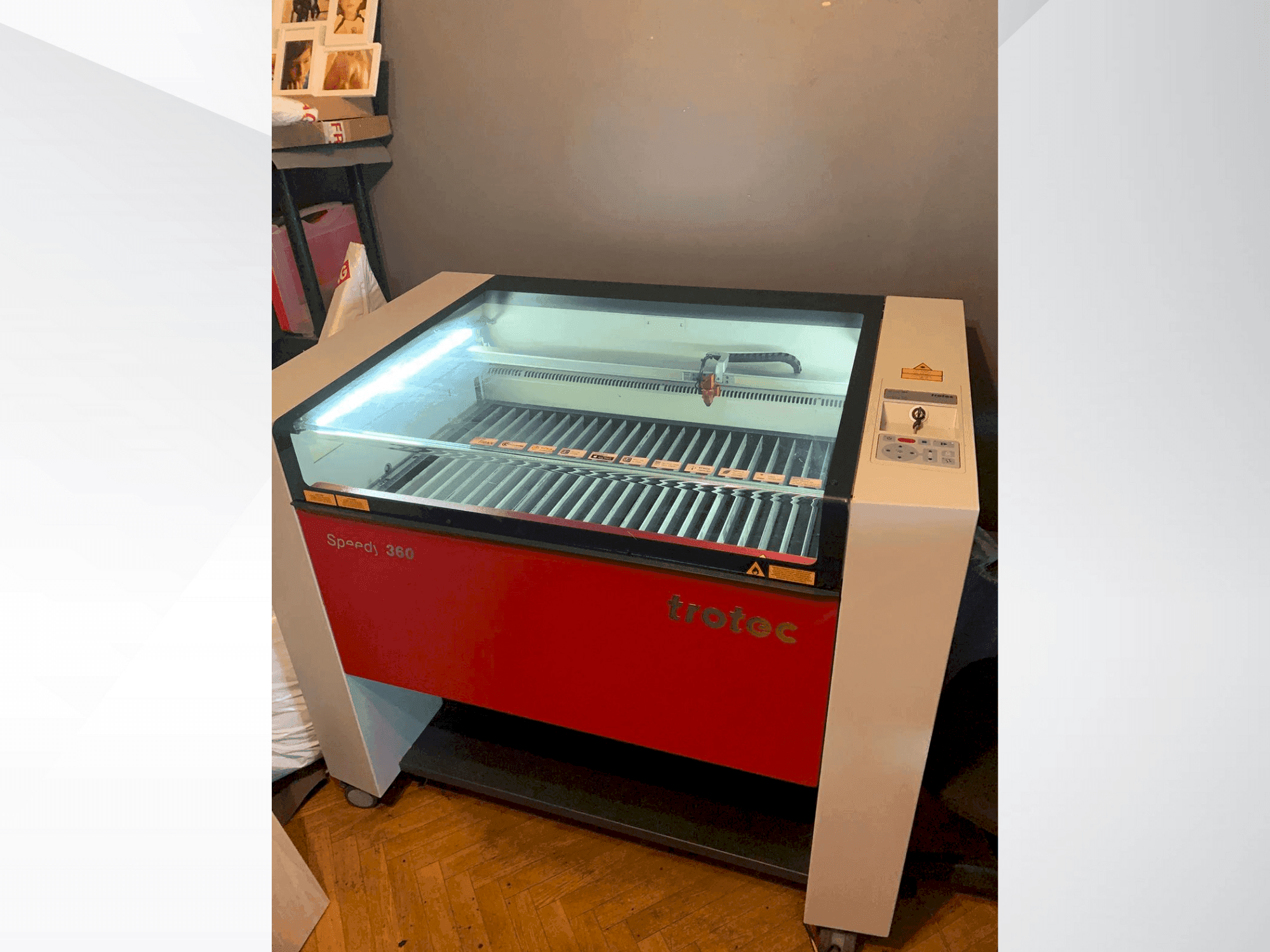 Mašīnas Trotec Speedy 360 pretskats