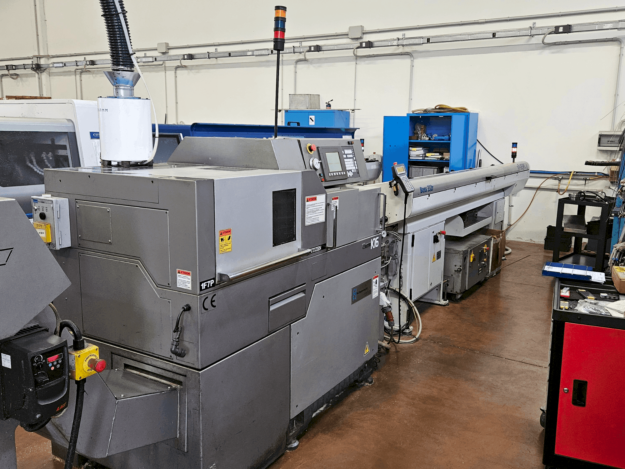 Mašīnas Citizen Cincom K16 VII pretskats