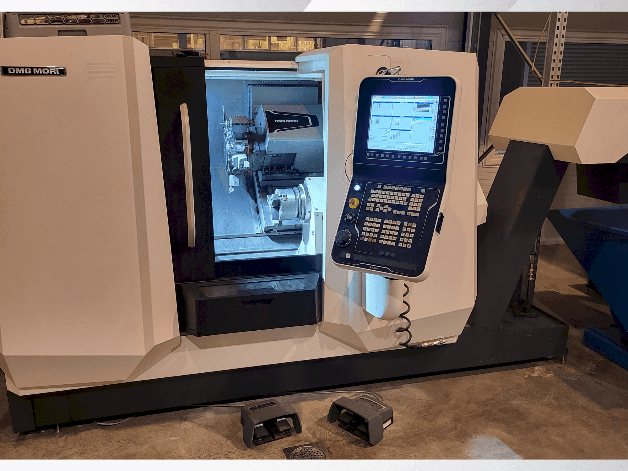 Mašīnas DMG MORI CLX350 V6 pretskats
