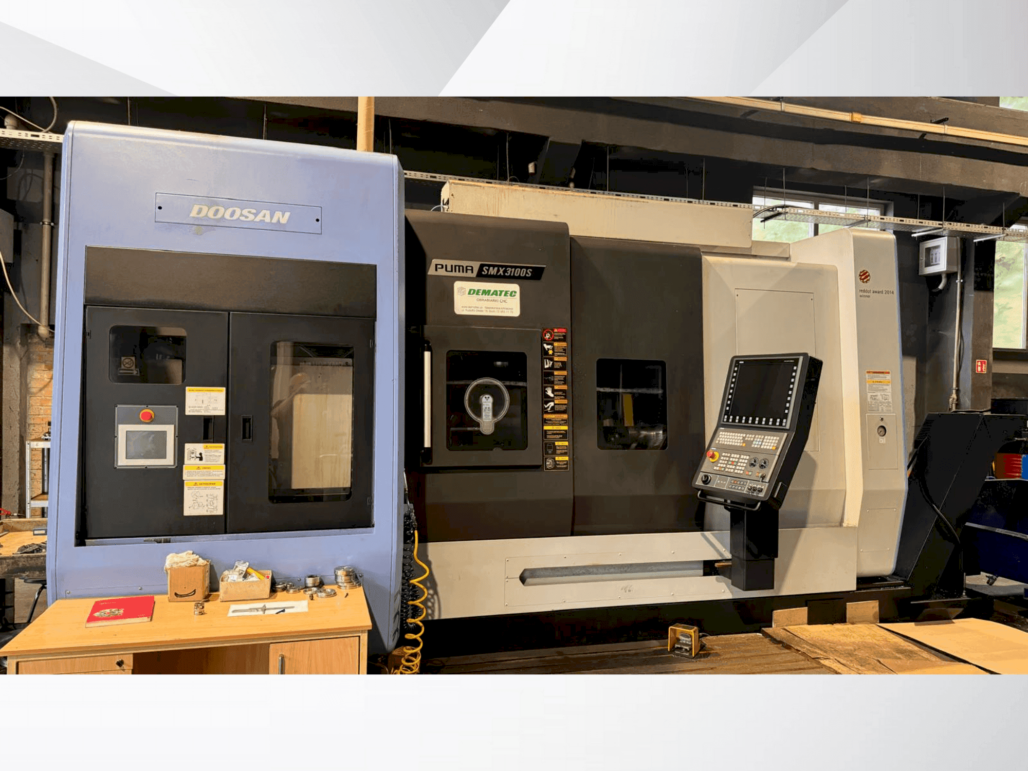 Mašīnas DOOSAN PUMA SMX 3100 S pretskats