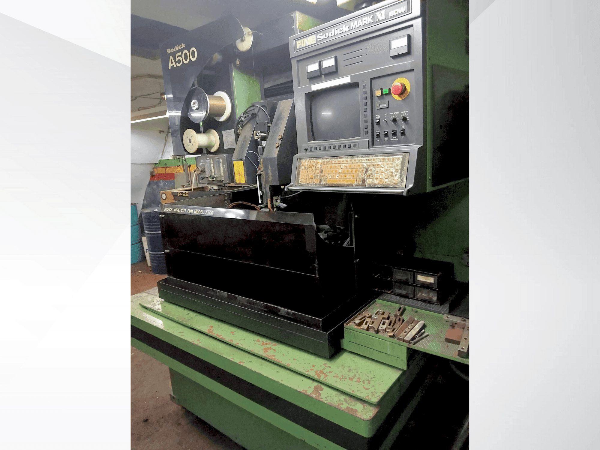 Mašīnas Sodick A 500 pretskats