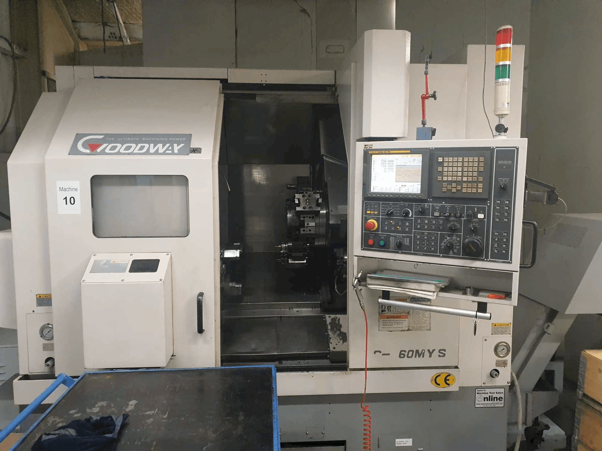 Mašīnas Goodway GS-260MYS pretskats