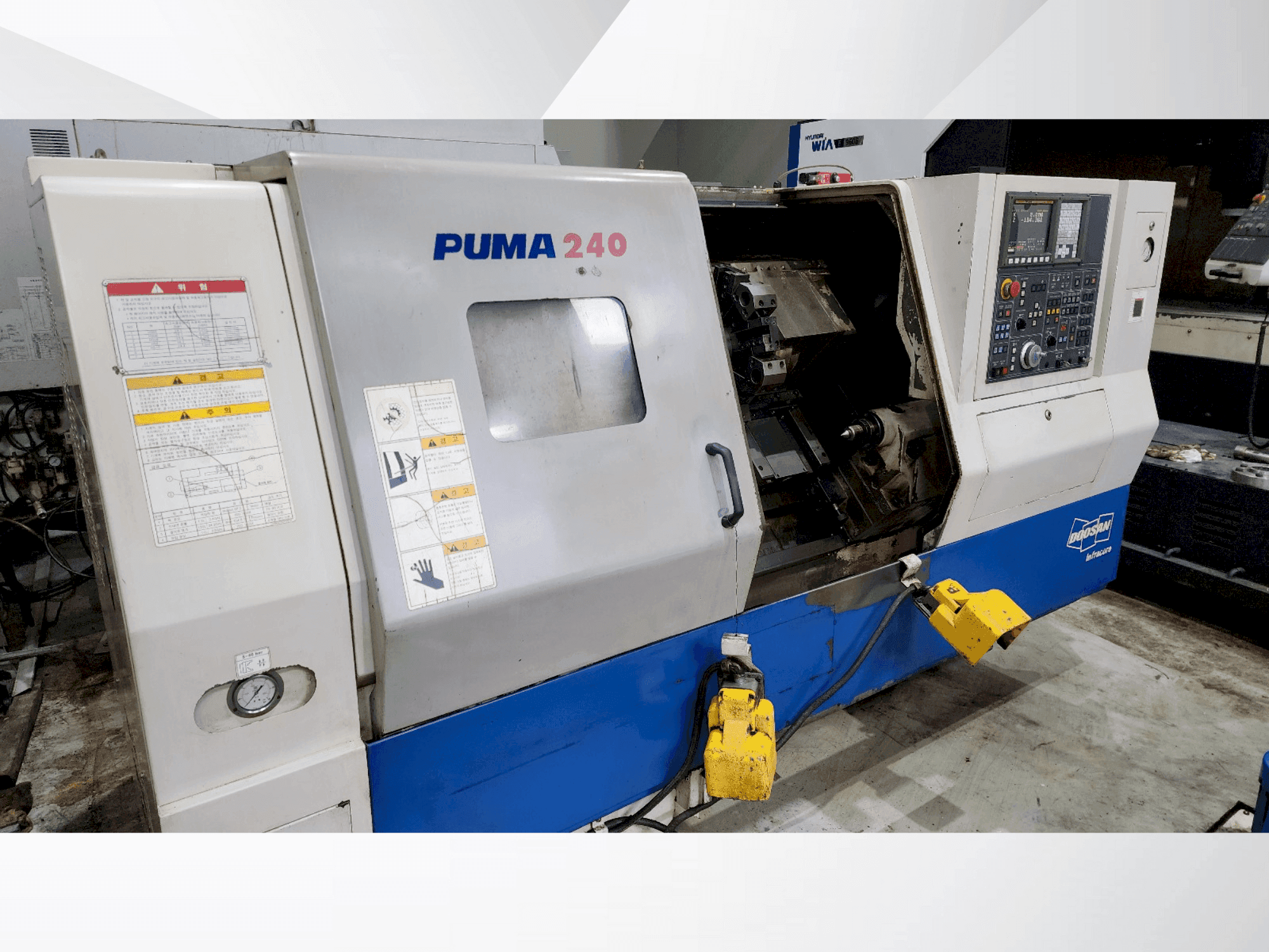 Mašīnas DOOSAN PUMA 240B pretskats
