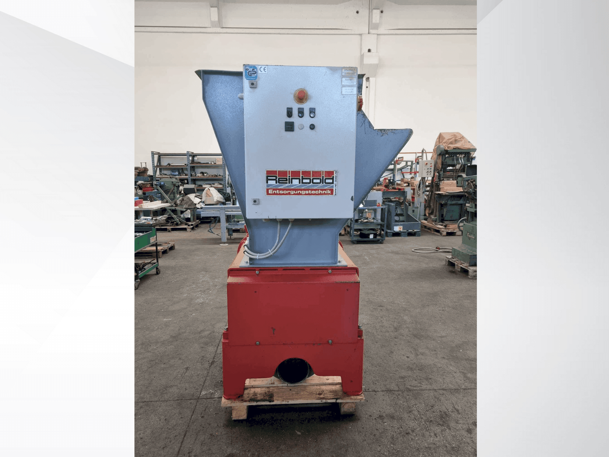 Mašīnas REINBOLD RMZ 500 pretskats